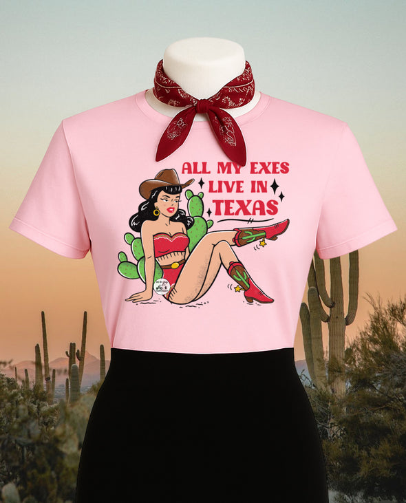 All My Exes Live In Texas Tee
