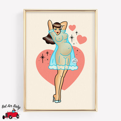 Baby Mama Pinup Print