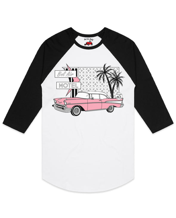 Bel Air Motel Raglan Tee