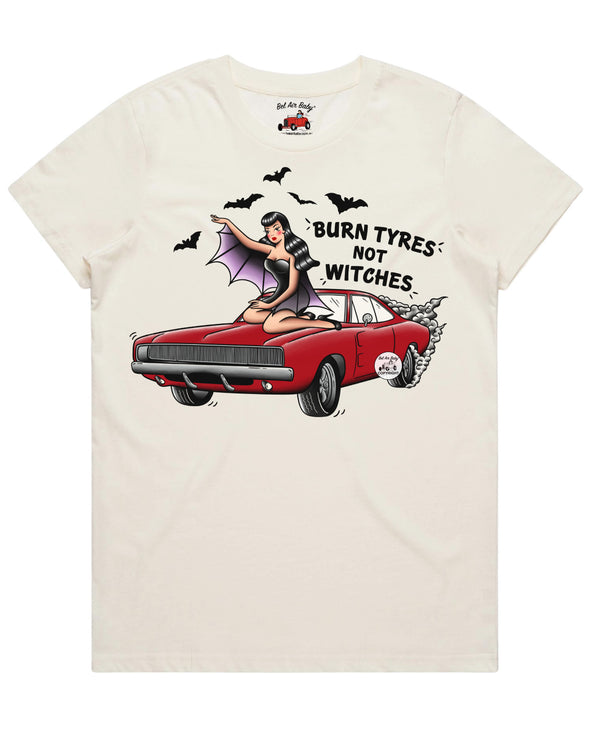 Burn Tyres Not Witches Tee