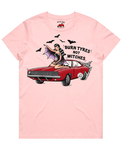 Burn Tyres Not Witches Tee