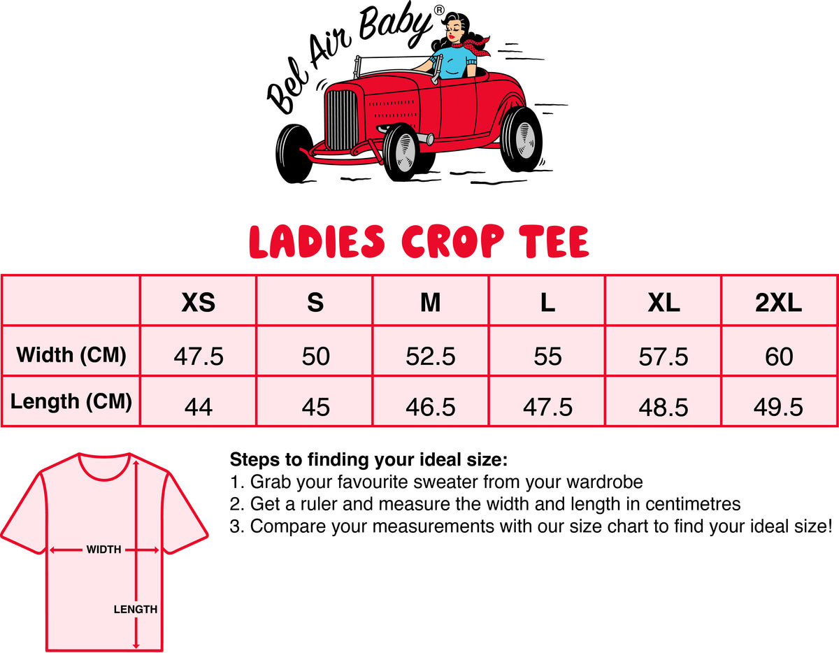 Custom order for Chloe - Not your Darlin' Ladies Crop Tee - Ivory  - XL