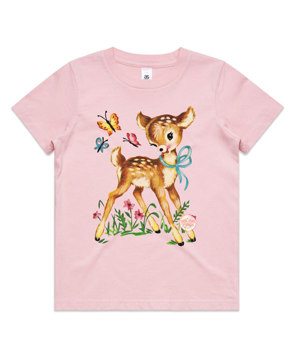Deer & Butterflies Kids Tee