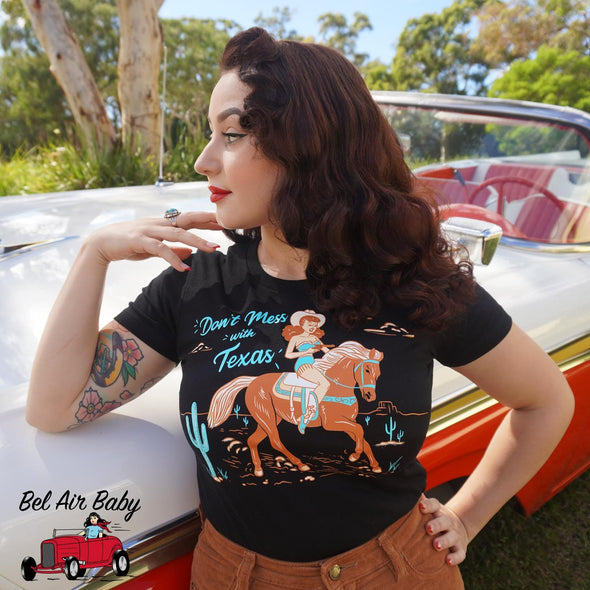 Ladies Black Tees