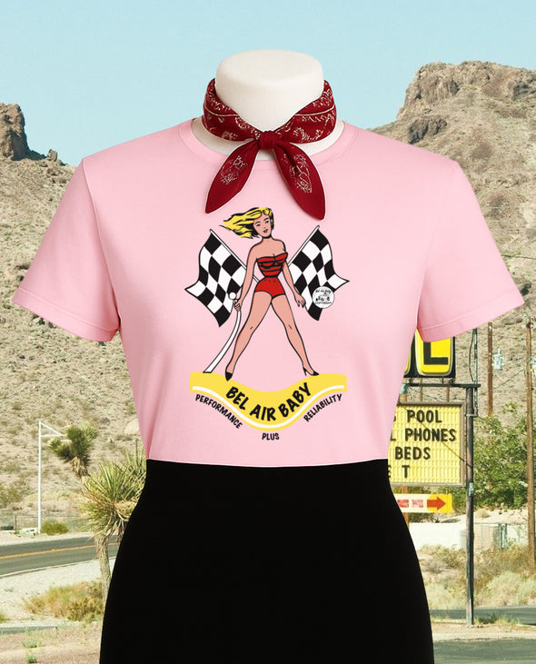 60's Drag Racing Pinup Tee