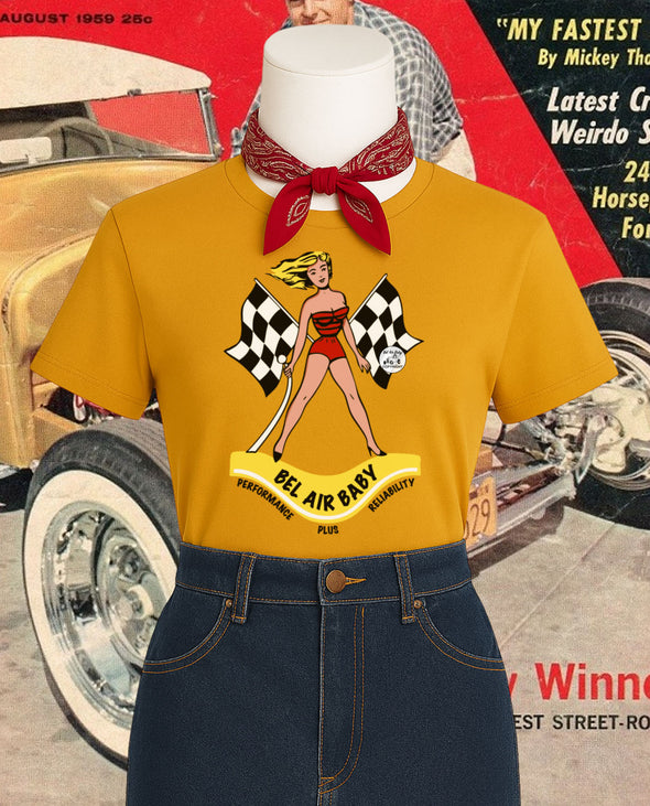 60's Drag Racing Pinup Tee