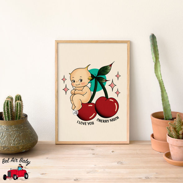 I Love You Cherry Much Print