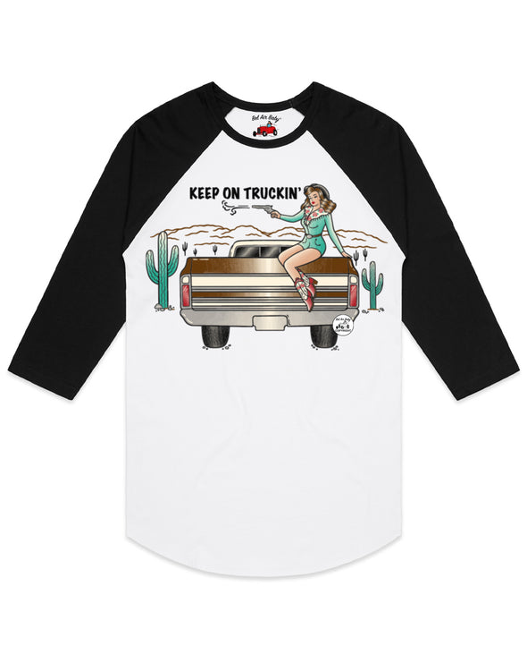 Keep On Truckin' Raglan Tee