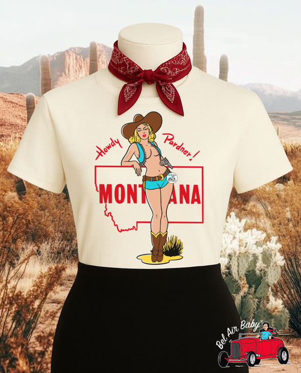 Montana Vintage Pinup Tee
