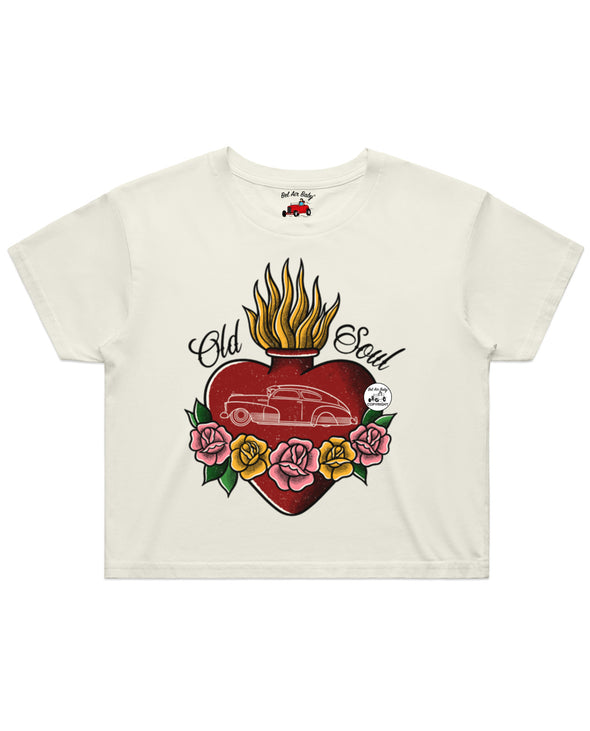 Old Soul Ladies Crop Tee