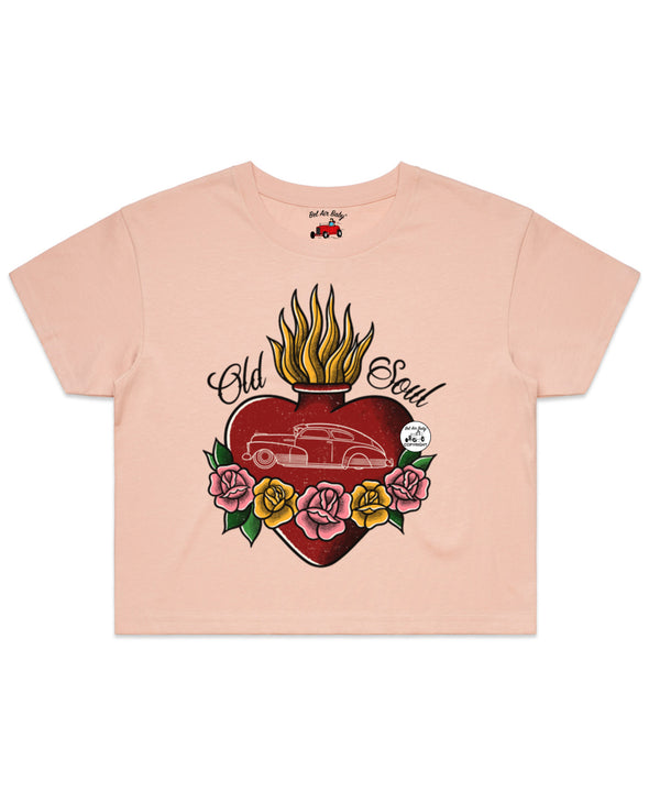 Old Soul Ladies Crop Tee