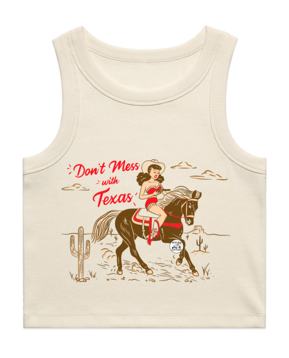 Don't Mess With Texas Cropped Tank