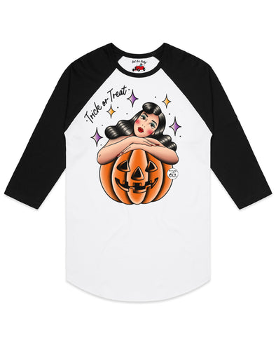 Trick or Treat Raglan Tee