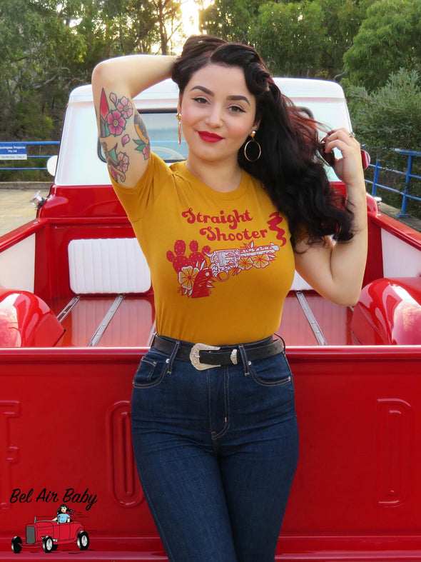 Ladies Gold Tees