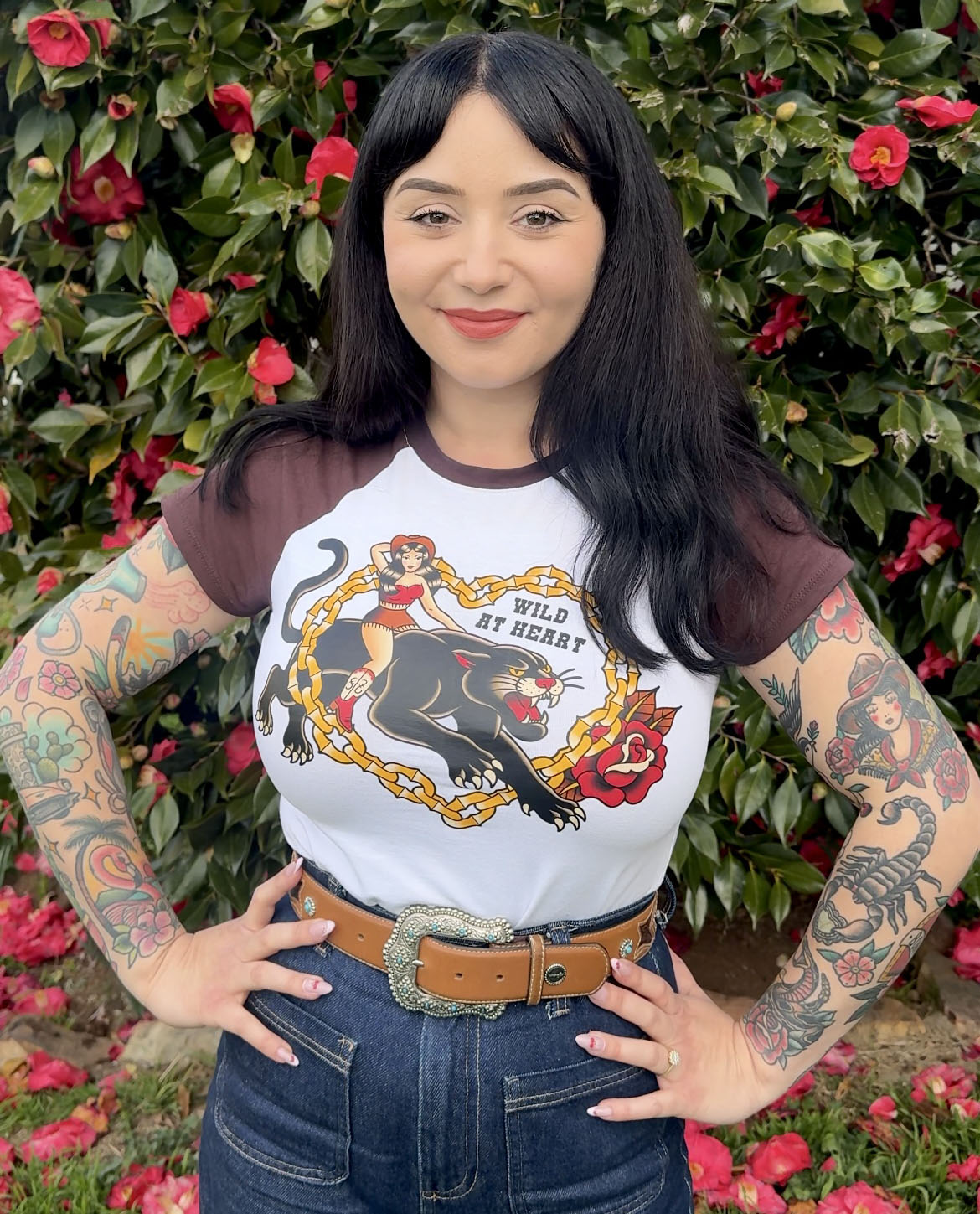 Wild at Heart Raglan Baby Tee