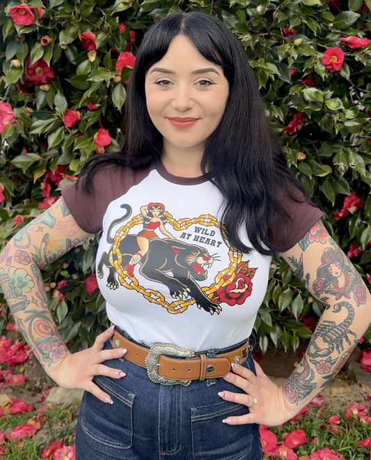 Wild at Heart Raglan Baby Tee