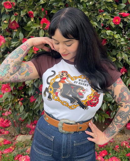 Wild at Heart Raglan Baby Tee