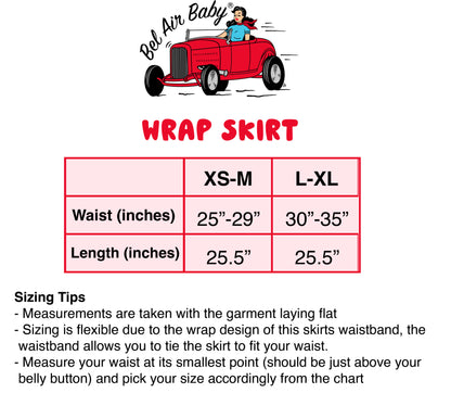 Lariat Motel Wrap Skirt