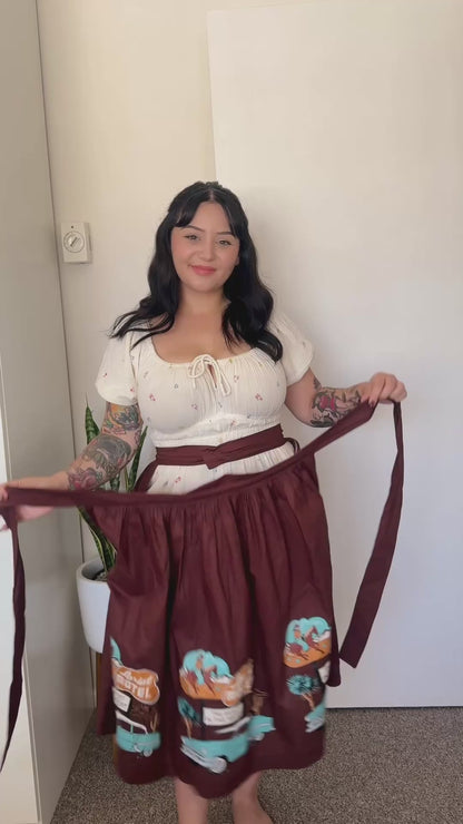 Lariat Motel Wrap Skirt