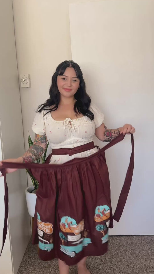 Lariat Motel Wrap Skirt
