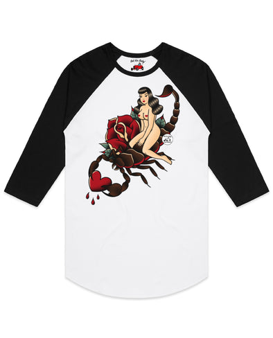 Scorpion Girl Raglan Tee