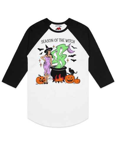 Season Of The Witch Raglan Tee