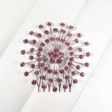 Atomic Starburst Crystal Hair Comb