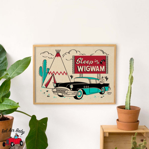 Wigwam Motel Print