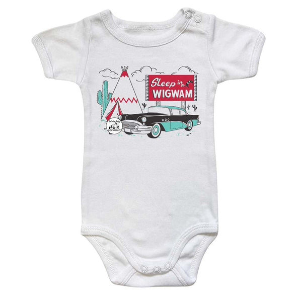 Wigwam Motel Baby One Piece