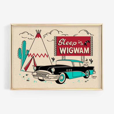 Wigwam Motel Print